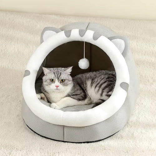 Cama cinzenta para gatos 🐾