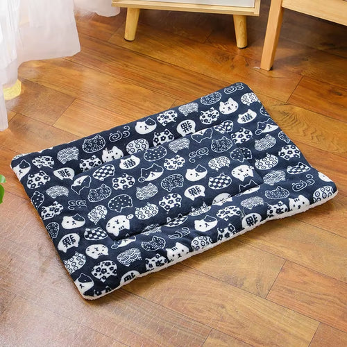 Cama azul escura para gatos 🐾💙