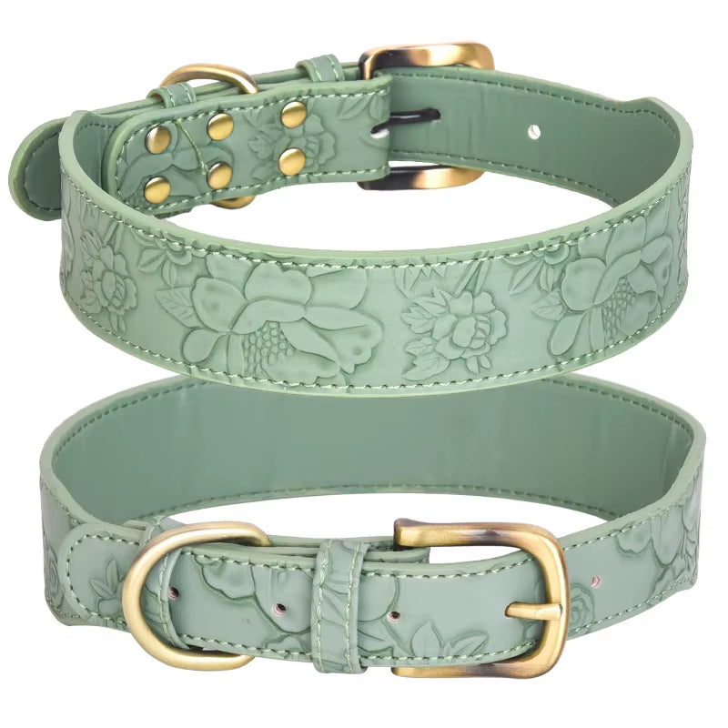 Coleira Floral Menta 💚