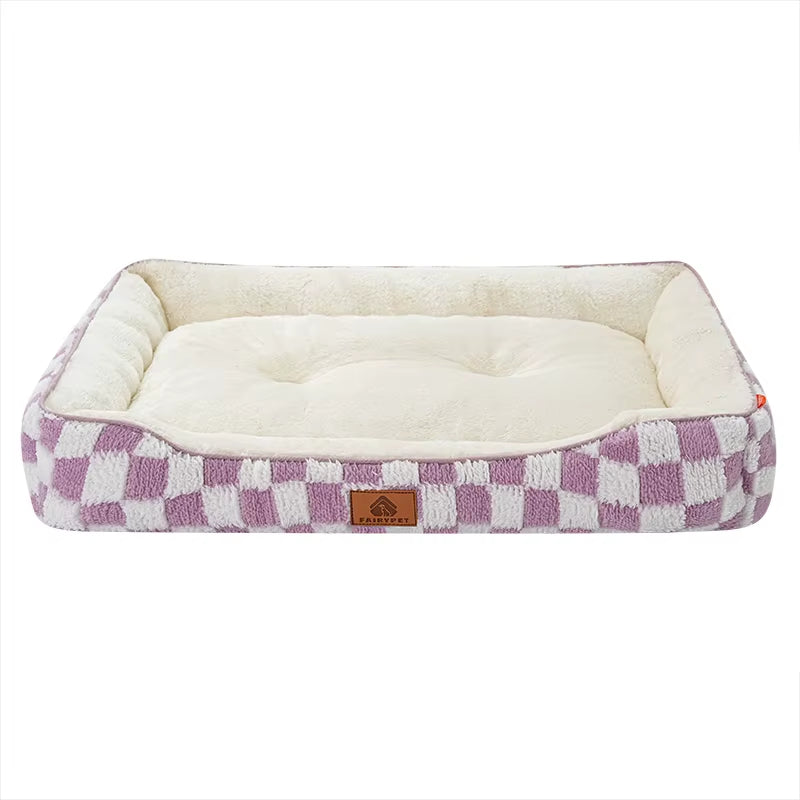 Cama roxa para cães 💜