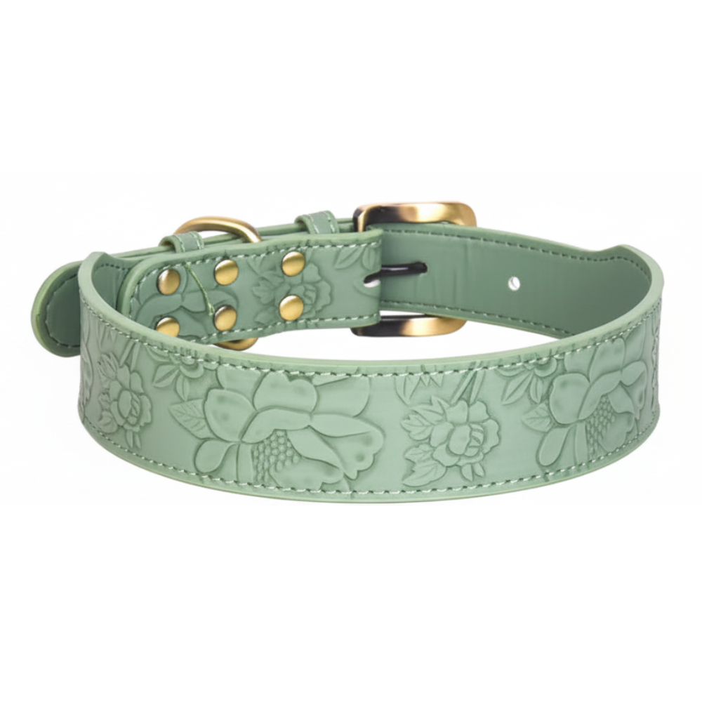 Coleira Floral Menta 💚
