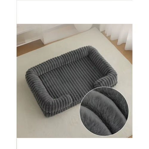 Cama cinzenta para cão
