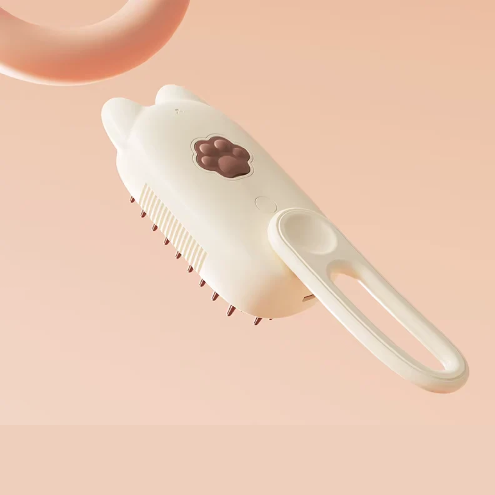 Escova vaporizadora bege 🐾| USB