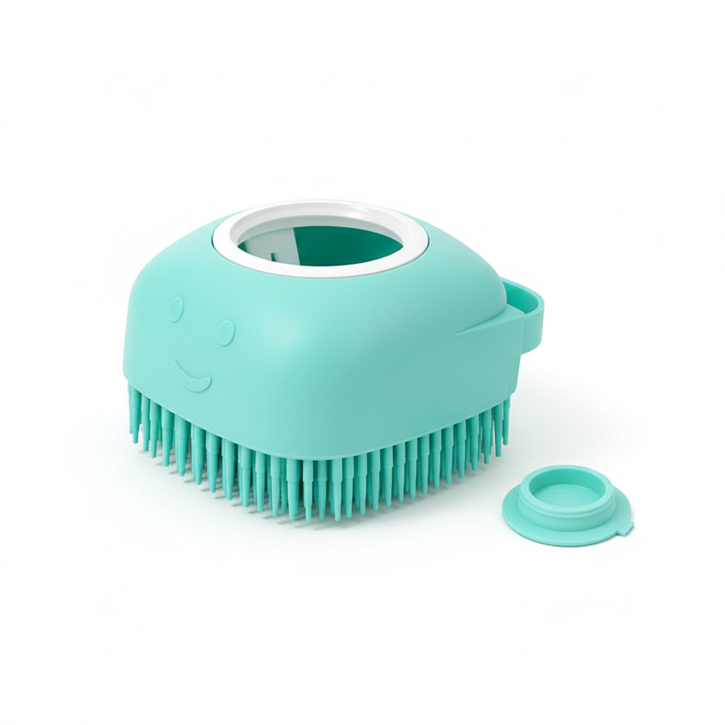 Escova de banho azul 🐾💙