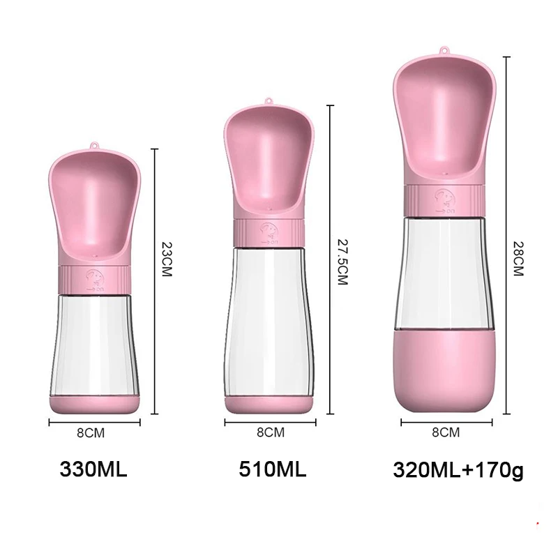 Garrafa de água para cães