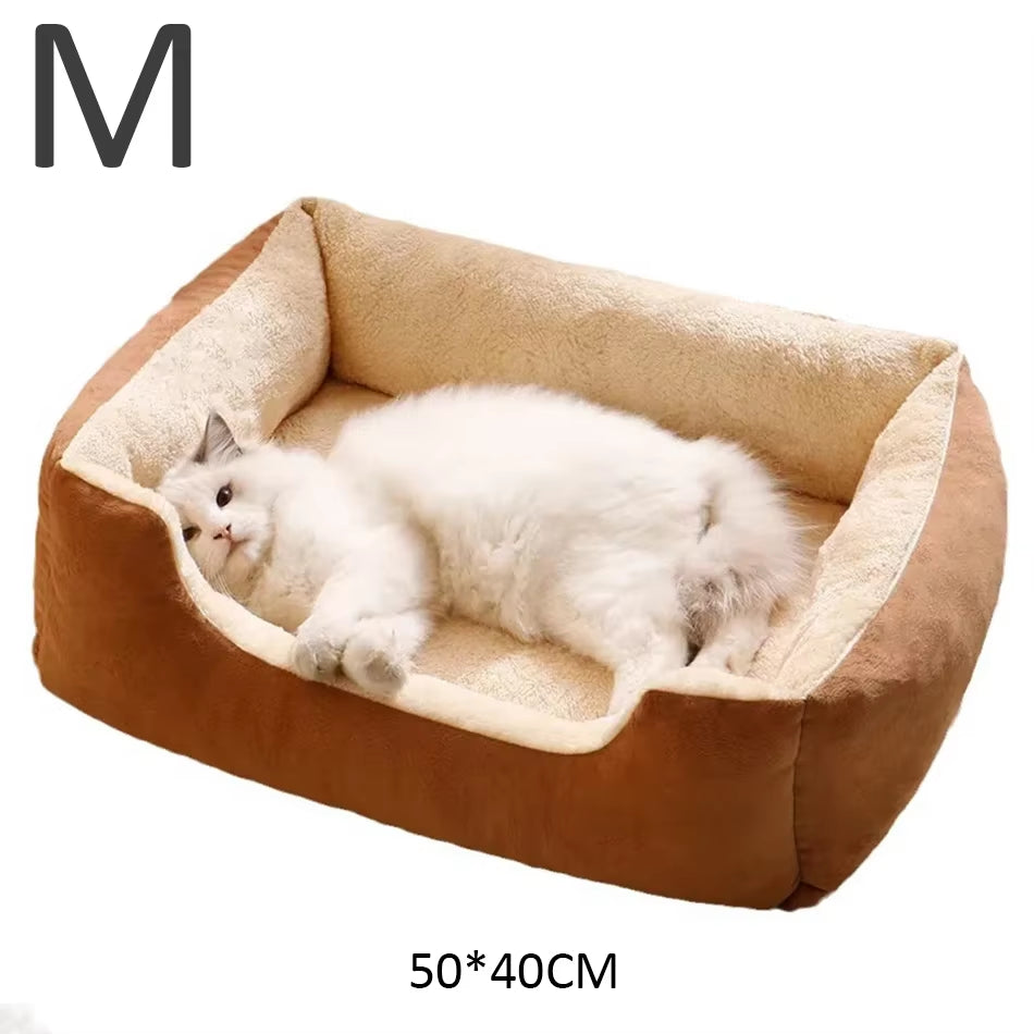 Cama castanha para gatos 🐾🤎