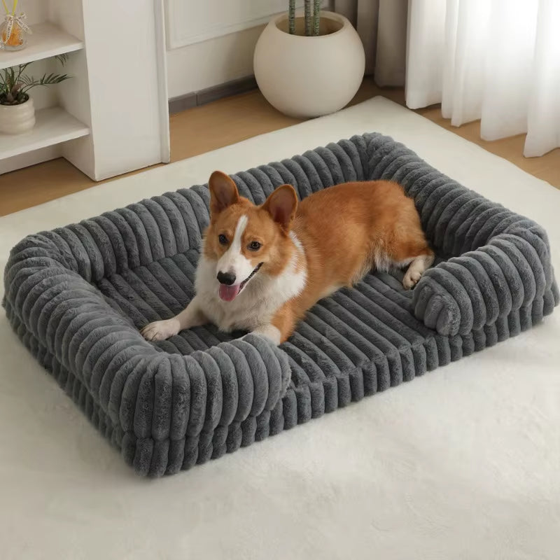 Cama cinzenta para cão