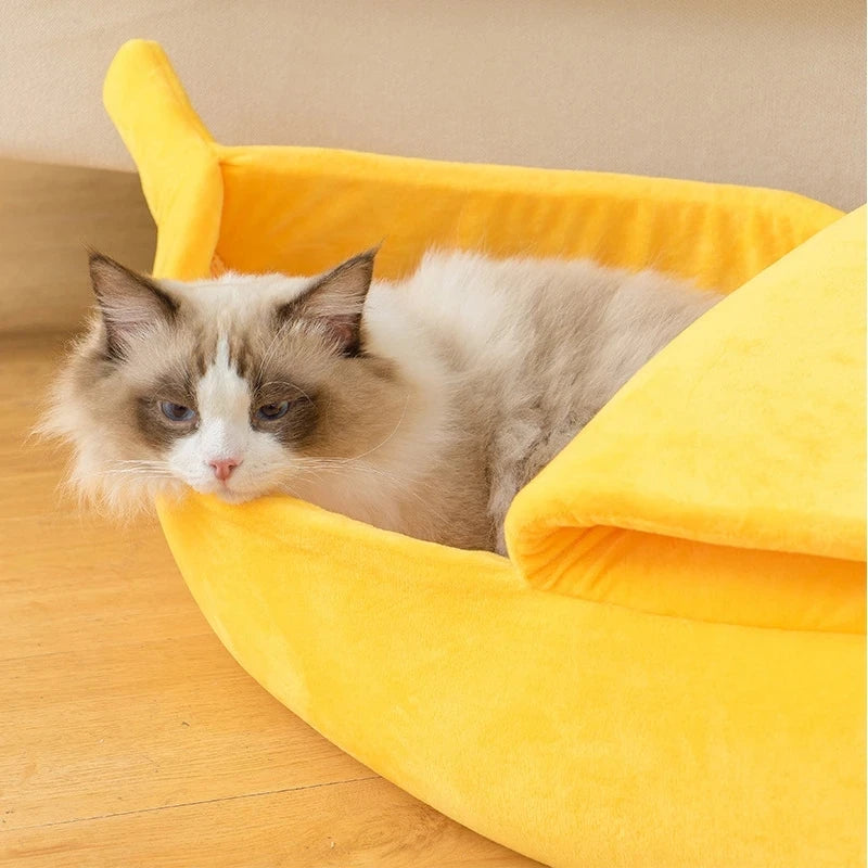 Cama banana para gatos 🍌🐾