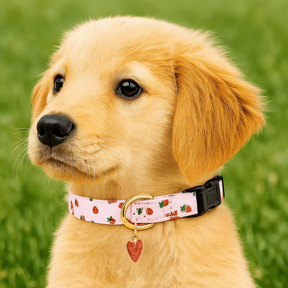 ❤️ Coleira de Morangos 🍓