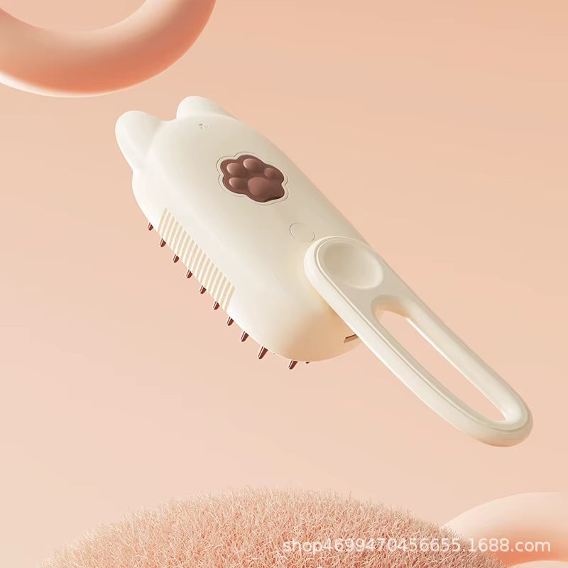 Escova vaporizadora bege 🐾| USB