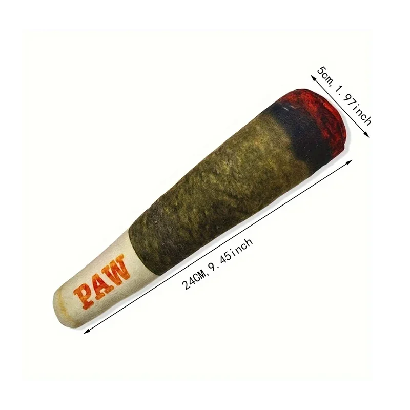 Peluche cigarro para cães 🐶🤍