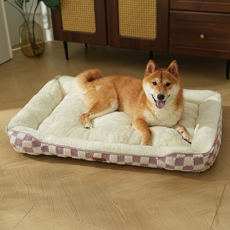 Cama roxa para cães 💜