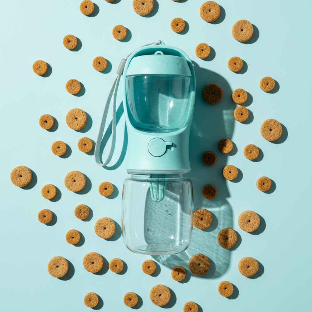 Garrafa de água para pets premium