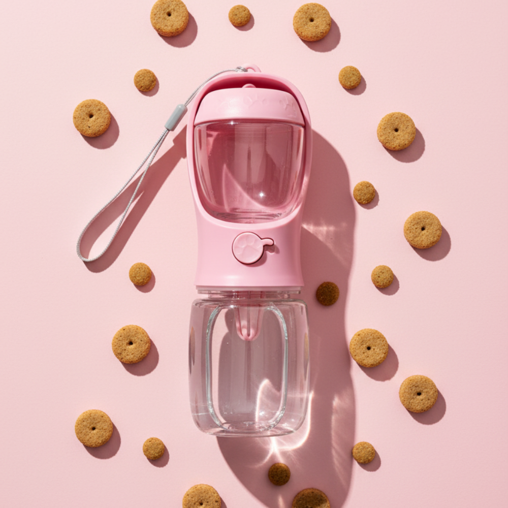 Garrafa de água para pets premium